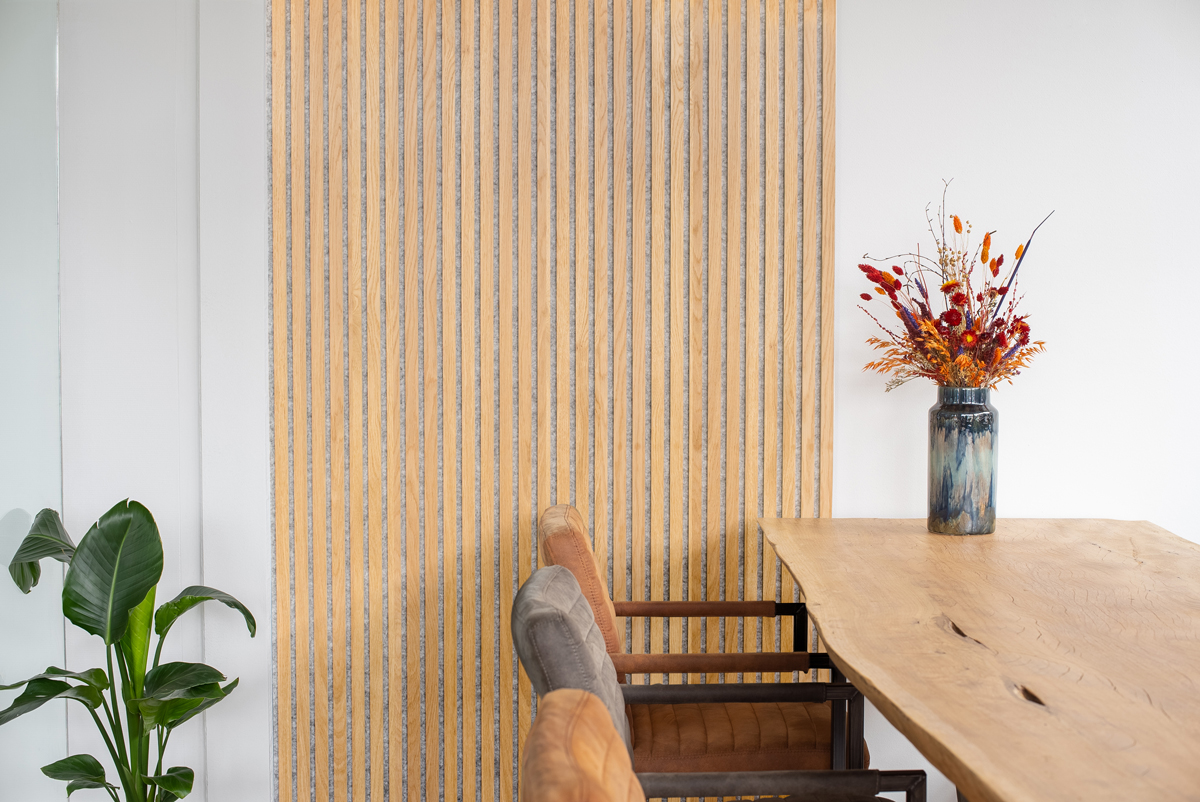 Floer Akupanel XL wandpanelen – Onbehandeld Eiken Grijs
