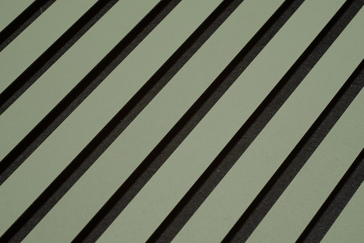 Floer Akupanel Wandpanelen – Lino Olijfgroen 240cm