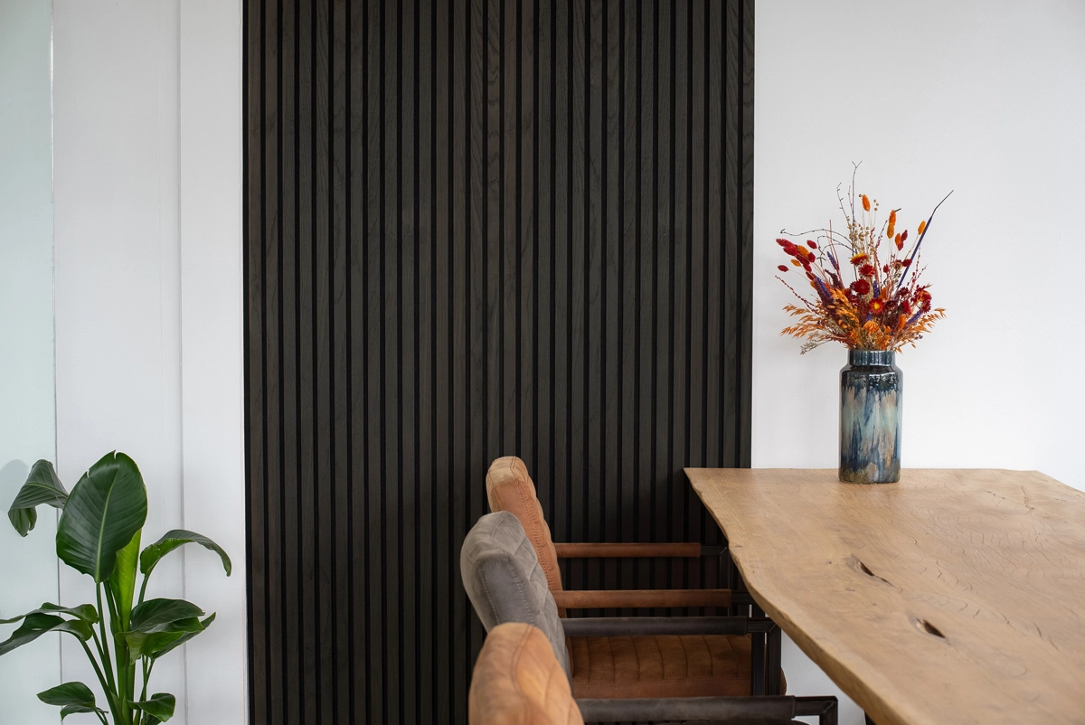 Floer Akupanel XL wandpanelen – Zwart Eiken (Uitlopend)